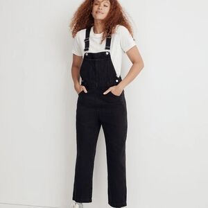 Madewell Straight-Leg Overalls in Lunar Wash